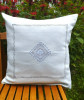 Наволочка лён 40/40  Ивановская строчка №4 декоративная 